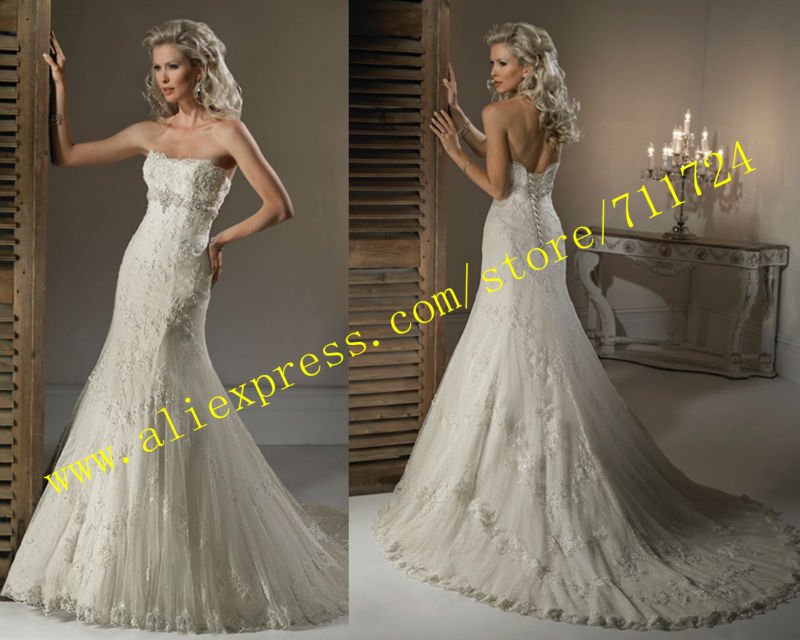 cheap a line wedding dresses