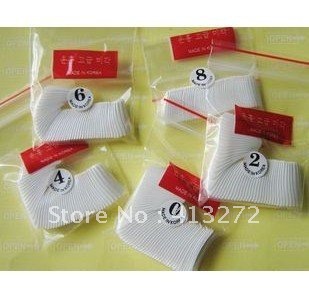 Nail art supplies wholesale Korea imported white French nail plate 500 piece