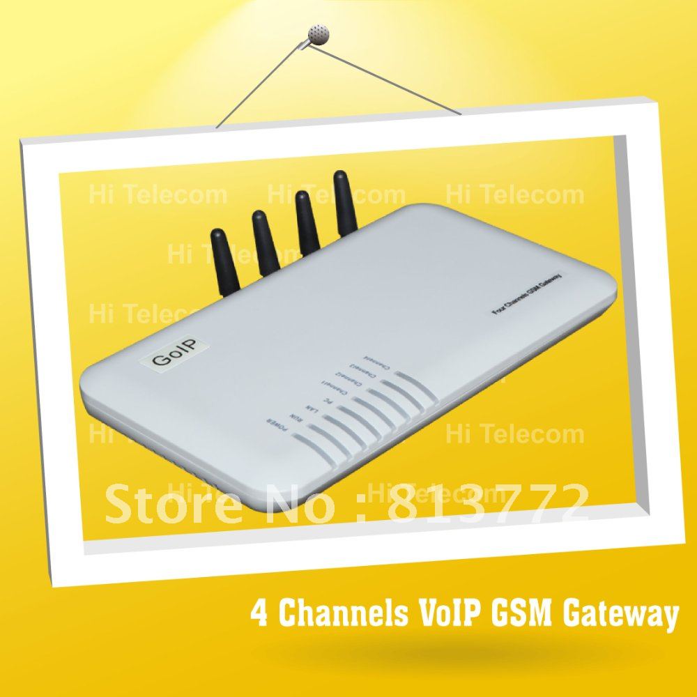 Купить 4 порта 4 sim карты goip gsm шлюз voip - goip4 в интернет ...