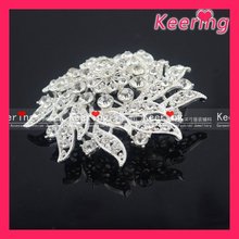 Free Shipping Sparkle Rhinestone Crystal Flower Rhinestone Brooch Wedding Broach Gift Wedding Invitation Brooch WBR 1087