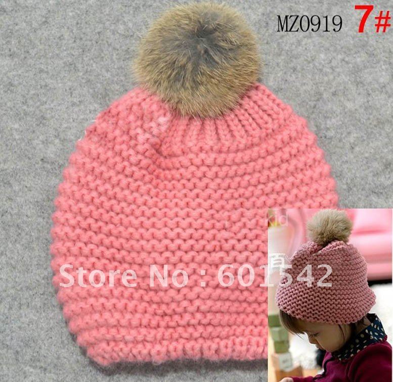Mix colour 2012 Winter children's hats,girls caps boys warm Hedging hats 1-3Y(China (Mainland))