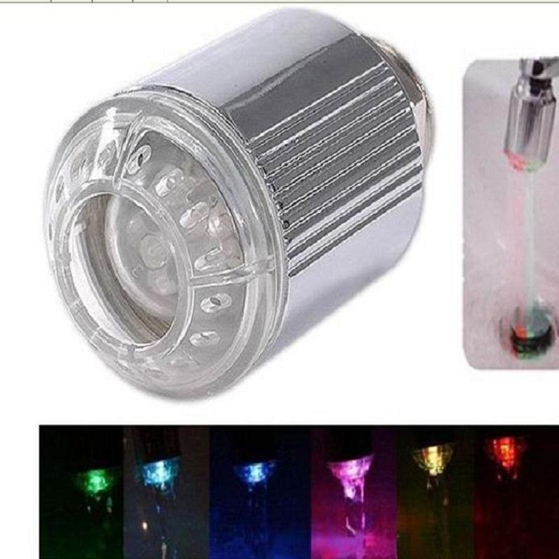Free Shipping hot sale good quality led light colors changing water faucet PW-F02(China (Mainland))