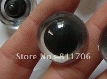 free shipping 100pcs lot 15 24mm big size Safety Plastic Eyes With Backs toy accessories