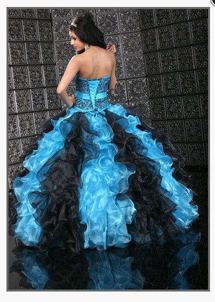 animal print ball gown