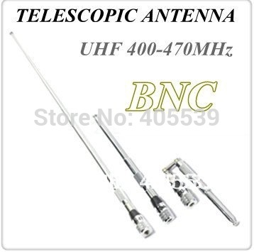 Купить bnc телескопическая антенна uhf 400-470 МГц для портативных два ...