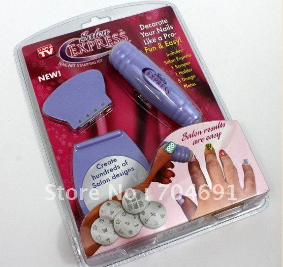 New-DIY-Design-Kit-Professional-Nail-Art-Stamp-Stamping-Polish-Nail ...