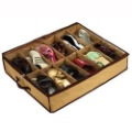Free shipping / Storage Box Organizer / Closet Organizer Under Bed Storage Holder Box Container Case Storer For 12 Shoes(China (Mainland))