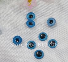 10mm blue color round toy animal plastic eyes for plush bear toy findings