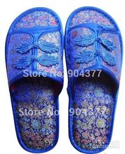 Free shipping Chinese Knot Silk Slippers For Women  5pair/lot  Free