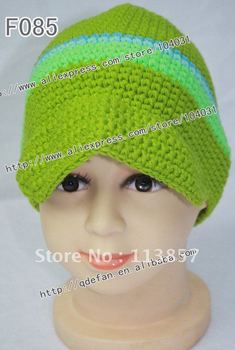 Free Knitting Pattern - Simple Lace Baby Beanie from the Baby hats