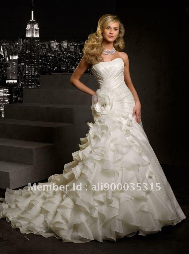 New whiteivory wedding dress size 2-4-6-8-10-12-14-16-18-20-22 ...