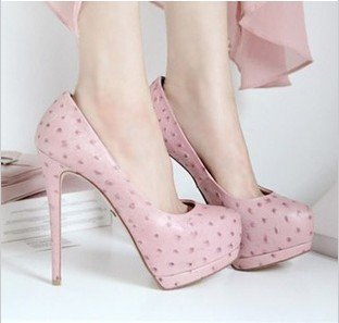 Black  White Lace Dress on Dress Shoes Fashion Women Pumps White And Pink Wholesale And Retail