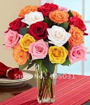 Aliexpress.com : Buy Handmade Rose Wholesales 70 cm Silk red Rose