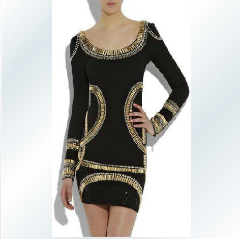 Sequin Long Sleeve Dress on Silver Sequined Cocktail Dress Ladies Evening  Homecomming Dress H280