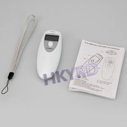Hot White Portable LCD Digital Breath Alcohol Analyser Breathalyzer Tester Z0017(China (Mainland))