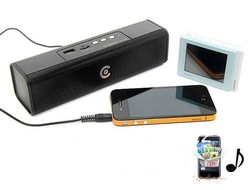Hotsale CAMAC CMK-50C Simple Fashion Mini Hi-fi Protable 2.1CH Speaker, Micro SD play/USB play Sound Bar ( Free Shipping)(China (Mainland))