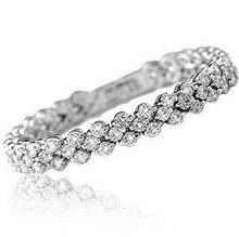 MSF brand SSL189 incredible shiny new arrivals romantic Austria Crystal & 23k platinum plated bracelets jewelry