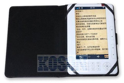 Free Shipping Leather Cover With Bracket for 7 Inch Android Tablet PC/Epad/Ebook Reader 10PCS KS023(China (Mainland))