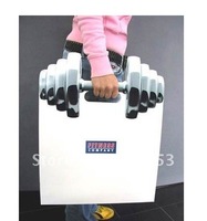 Customized logo imprint!  Creative paper bag/totes/packaging bag for promotion and advertisement