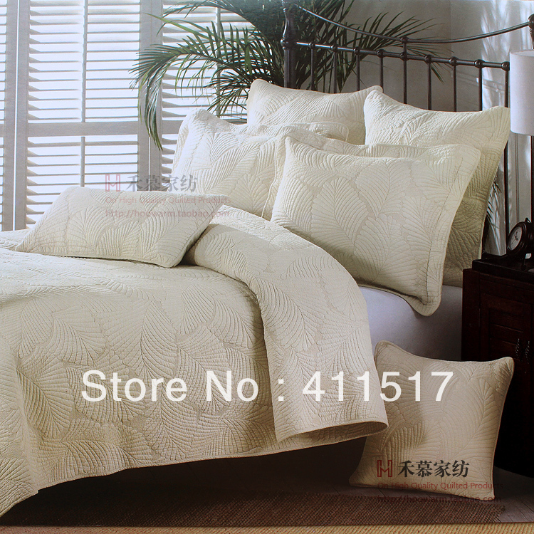 Free delivery costly quilting roses mode the queen and the king's size, the best cotton blanket quilting quilt 3 PCS(China (Mainland))