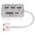 Free Shipping 2pcs/lot Multi All in one Card Reader USB HUB Combo Camera Connection Kit w.Cable for New iPad 2 For SDHC TF M2 MS