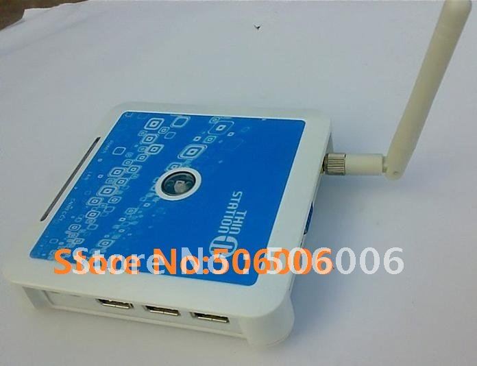 Thin Client PC Station, Net Computer Share with 32 bit N380 MINI PC USB Printer Touchscreen, Windows CE 6.0 supported(China (Mainland))