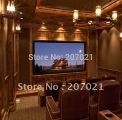 Freeshipping!! 120inch16:9 Matte White Motorized Portable Wall HD Projector Home Cinema Screen Electric projection screen(China (Mainland))