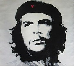 Che Guevara 60*60cm Pop art style Oil Painting,NOT a print/poster(China (Mainland))