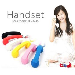 S5Y Mic Retro POP Phone Handset TelePhone for Apple iPhone 4G 3G 3Gs Smart Phones(China (Mainland))