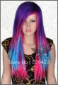 Free Shipping>>>Fashion Long Multi Colour Cosplay Straight Wig