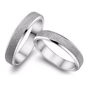 Silver ring wedding