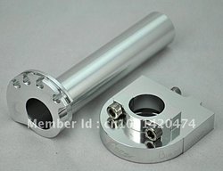 free shipping,Performance 4 hole Alloy Throttle Handle,for GY6 scooter,motorcycle and pit bike,(China (Mainland))