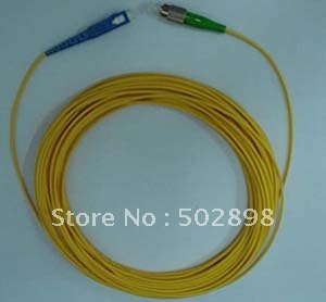 Patch cords cables SC/UPC-FC/APC SC/FCA Singlemode 9/125 OS1 SM FCA/SC Patchcord Simplex LSZH 3mm 1M Free Shipping(China (Mainland))
