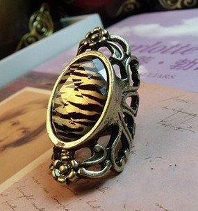 Fashion New Arrival Hot Sale Sexy Leopard Vintage Stenciling Ring R96