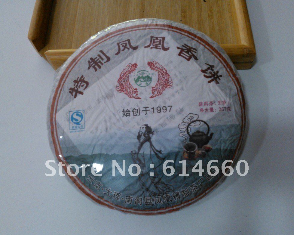 Free shipping 357g cloud West Phoenix Cake raw tea