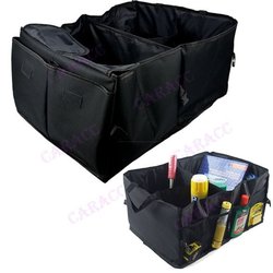 Wholesale Foldable Trunk Black Folding Car Boot Organiser storage Auto Storage Box Organiser Oxford Fabric 6209(China (Mainland))