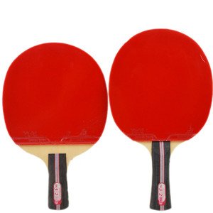 New Professional Table Tennis Wooden Racket Bat Ping Pong Paddle Rubber #7303(China (Mainland))