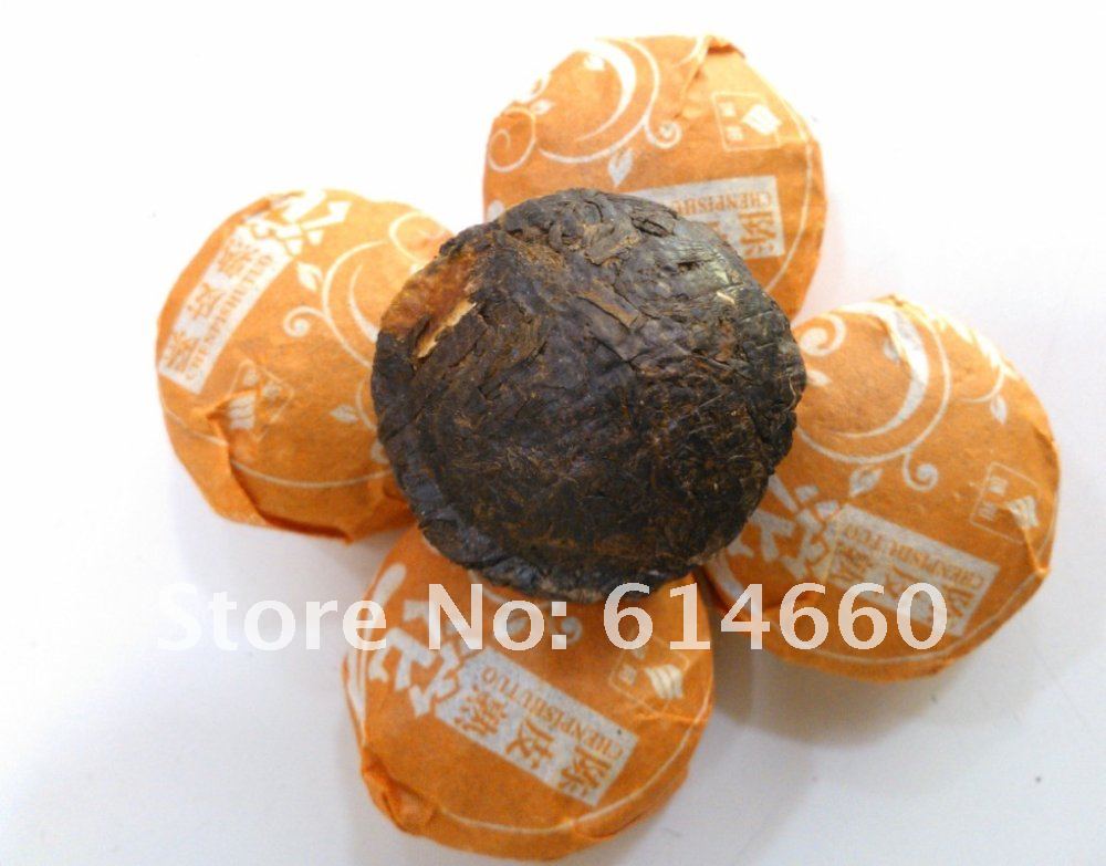 Free shipping 350g Tangerine peel mini Pu er tea 70pcs bag