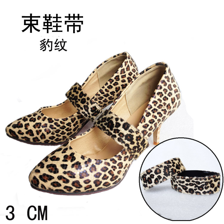 cheetah print shoelaces