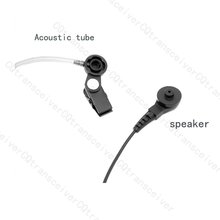 Air tube Microphone Headset for Motorola Walkie Talkie MR350R MR355R EM1000R MH230R T5 T8 T4