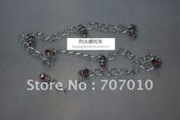 Skull chrome aluminum alloy chain 1 meters long