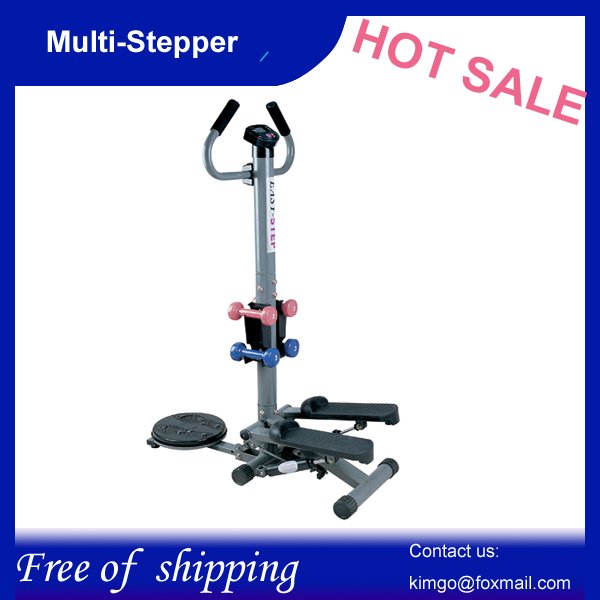 Free shipping Fitness equipment Multi Stepper Waist Exercise Twister Dumbbell excercise stepper