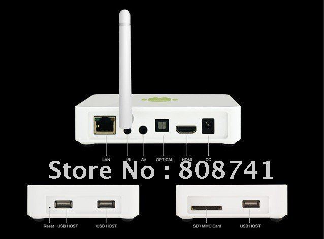 Free shipping Measy A5A Android 4.0 HDD media player 1080p Internet ...