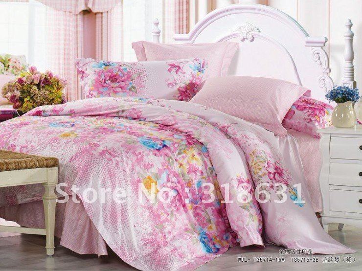 Princess bedding 100% pure cotton bed linen Full/Queen size comforter ...