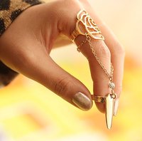 New Arrival Punk Cool charms Nail Sets Jewellery Finger Rings 100% Excellent Quality "$5 off per $50 order"