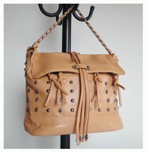 new style handbag,Size:38 x 27cm,PU + Rhinestone,3 different colors, shoulder straps,promation for christmas! Free shipping