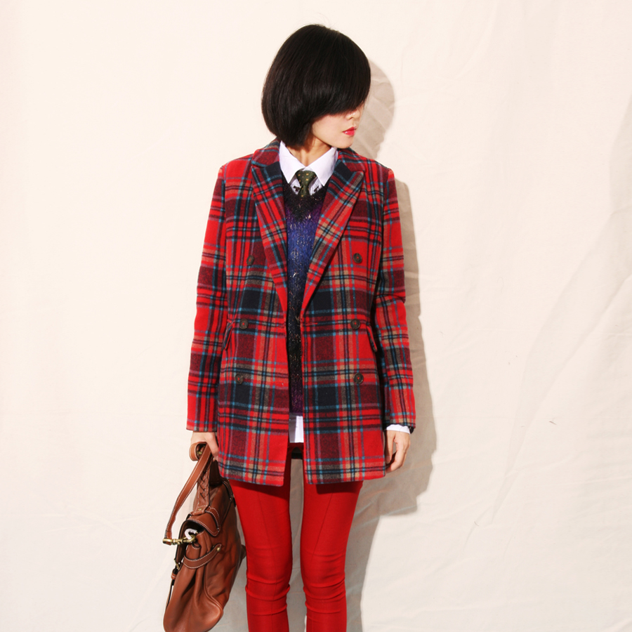 plaid flannel suit