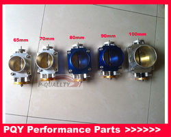 UNIVERSAL 100MM THROTTLE BODY SUPRA SKYLINE FORD DODGE (Blue or Red or Slivery)(China (Mainland))