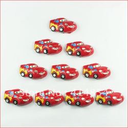 Wholesale 50pcs Cars Resin Cabochon Flatbacks Flat Back Girls Hair Bow Center Making Boys Crafts Embellishments DIY(China (Mainland))