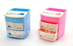 Free shipping 1pcs/lot highest quality two-tier drawer Multi pencil vase(China (Mainland))